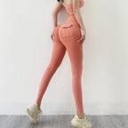 New Leggings Women's Pants Sport Yoga Pants Tight High Waist Elastic Women's Pocket Legging Women's High Waist Yoga Pants Tummy Control Slimming Bottom Leggings Workout Running Pants Stevvex