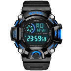 Digital Mens  Sports Waterproof 50 M Watches With Auto Date relogio masculino  Army Military Sports Unisex Watch - SJB-DIAMOND ELITES
