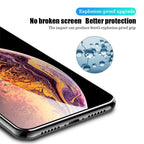 4pcs Full Cover Tempered Glass For Iphone 11 13 12 Pro Max Mini Xs X Xr Screen Protector On Iphone 7 8 Plus 6 6s Se 2020 Glass Guard Screen Protector For Iphone Stevvex