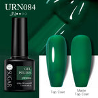 UR SUGAR 7.5ml Nude Glitter Color Gel Nail Polish Winter Warm Color Series Semi-permanent Varnish Professionals Manicure