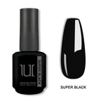 Super Black and White Semi-permanent Varnish 15ml Classic Gel Nail Polish Nails Art Basis Permanent Enamel Soak Off uv Gel lak Lootquake LLC
