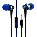 STEVVEX In-ear Braided Wiring Cord Universal Music Subwoofer Earphone Wheat Wire Earphone For Smart Phone  and  Android Mobile Phone - SJB-DIAMOND ELITES