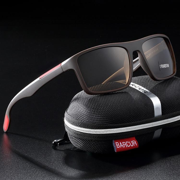 Modern Sport High Quality Polarized Sunglasses Men Ultralight Vintage Sunglasses for Women Square Eyewear oculos lunette de soleil femme - SJB-DIAMOND ELITES