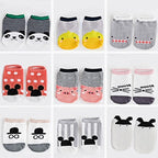 Elegant Printed Baby Anti Slip SocksBaby Toddler Low Cut Socks For Boys and Girls Kids