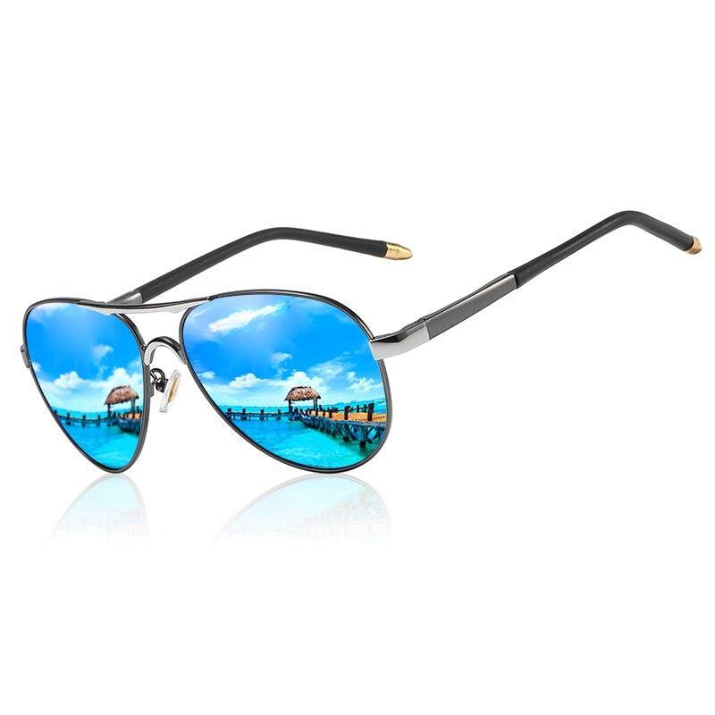 Luxury Pilot  Aviation Polarized High Quality Metal Frame  Sunglasses With UV400 Protection - SJB-DIAMOND ELITES