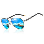 Luxury Pilot  Aviation Polarized High Quality Metal Frame  Sunglasses With UV400 Protection - SJB-DIAMOND ELITES