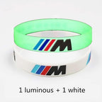 Hologram Bracelet ///M Sport M Power Black White Silicone Wristband Bangle for Auto Club Fans M3 M5 M6 3/5/7 Series - SJB-DIAMOND ELITES