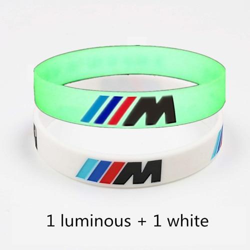 Hologram Bracelet ///M Sport M Power Black White Silicone Wristband Bangle for Auto Club Fans M3 M5 M6 3/5/7 Series - SJB-DIAMOND ELITES
