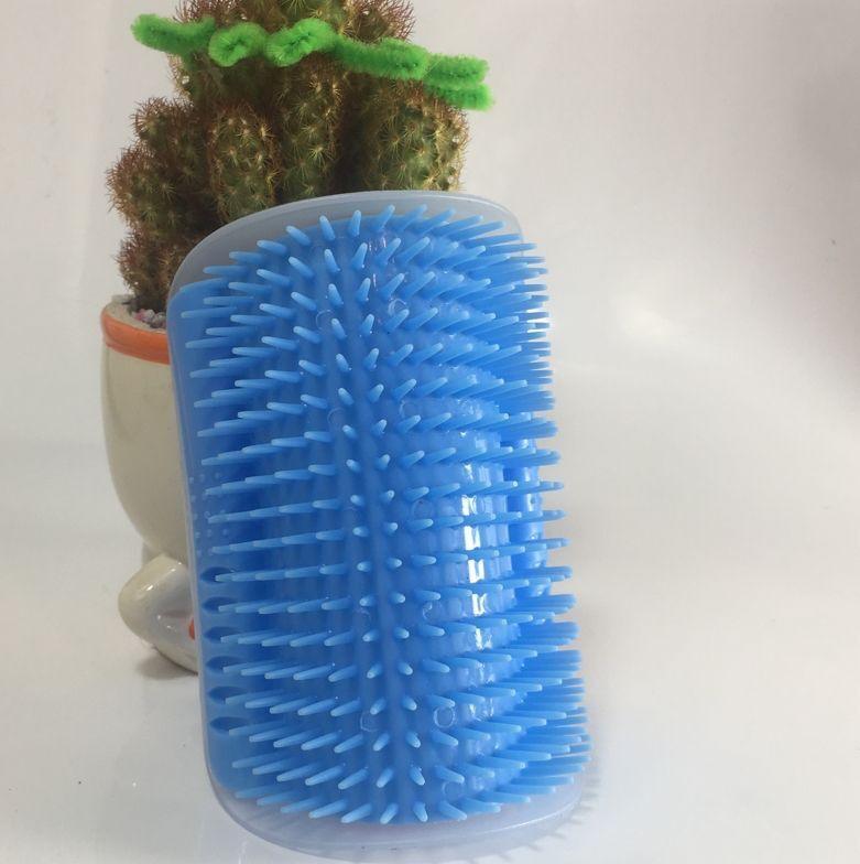 Massager for Cats Pet Products Pets Goods Brush Remove Hair Comb Grooming Table Dogs Care Accessories Things Strip  Soft Cat Massage Brushes Wall Mounted Scraper for Kitten Stevvex
