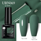 UR SUGAR 7.5ml Nude Glitter Color Gel Nail Polish Winter Warm Color Series Semi-permanent Varnish Professionals Manicure
