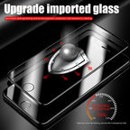2000D Curved Edge Tempered Glass For iPhone SE 2020 6 6S 7 8 Plus Full Cover Glass on iPhone 11 Pro XS Max X XR Screen Protector Screen Protector No Side Bezel Easy Installation Frame 3X Stronger Screen Protector Stevvex