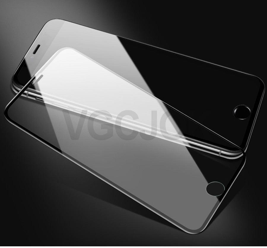 100D Curved Edge Full Cover Tempered Glass On The For iPhone 7 8 Plus Screen Protective Glass For iPhone 7 8 6 6S Plus Film Shock Absorbent Heavy Duty Protective Screen Glass Stevvex