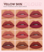 O.TWO.O 12 Color Liquid Lipstick Matte Finish Sexy Silky Lip Gloss Waterproof Kiss-proof Lasting Lip Glaze Lip Tint Cosmetics Lootquake LLC
