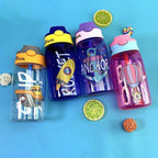 Kids Cartoon Leakproof Creative Baby Feeding Water Cup With Straws For Children Bright Colors Durable Kid Bottles Stevvex