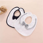 Modern Luxury Baby Bibs For Boys Cotton Newborn Bow Baby Girls Bibs Cute Boys Burp Cloth Infant Saliva Towels