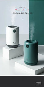 Home Table Wireless Ultrasonic Air Humidifier, Portable Mini Aroma Water Mist Diffuser, Battery Life Show, 500ml, 2000mAh Lootquake LLC