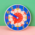 Children Montessori Wooden Clock Toys Hour Minute Second Cognition Colorful Clocks Toys for Kids Early Preschool Teaching Aids - SJB-DIAMOND ELITES