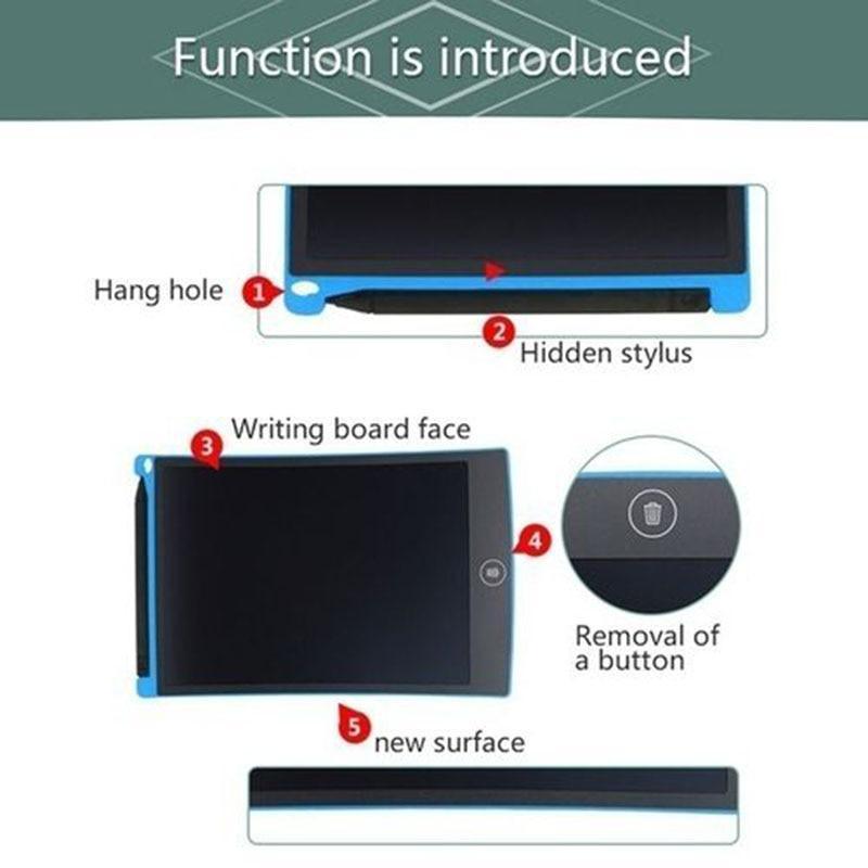 Modern 8.5Inch Electronic Drawing Board LCD Screen Writing Tablet Digital Graphic Drawing Tablets Electronic Handwriting Pad Board+Pen For Kids - SJB-DIAMOND ELITES