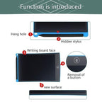 Modern 8.5Inch Electronic Drawing Board LCD Screen Writing Tablet Digital Graphic Drawing Tablets Electronic Handwriting Pad Board+Pen For Kids - SJB-DIAMOND ELITES
