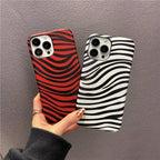 Genuine Leather Case for iPhone 13 Pro Classic Pattern Real Leather Full Coverage High-end Luxury Glossy Leather Couple Soft Case For iPhone 14 11 12 13 Pro Max 7 8 Plus 2 iPhone Cover Stevvex