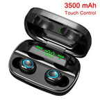 Bluetooth 5.0 Wireless Earphone TWS Headphones Touch Control Earbuds 9D Gaming Headset 3500mAh For Cell Phone - SJB-DIAMOND ELITES