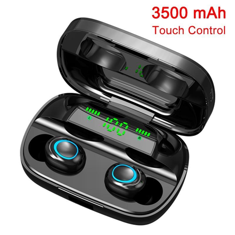 Bluetooth 5.0 Wireless Earphone TWS Headphones Touch Control Earbuds 9D Gaming Headset 3500mAh For Cell Phone - SJB-DIAMOND ELITES