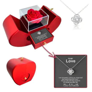 Fashion Jewelry Box Red Apple Pi-Mart