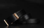 COWATHER Men's Genuine Leather Automatic Buckle Belt