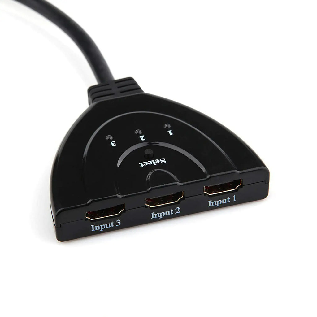 3 Port HDMI Splitter Cable 1080/4K Switch Switcher HUB Adapter for HDTV PS4 Xbox Pi-Mart