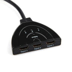 3 Port HDMI Splitter Cable 1080/4K Switch Switcher HUB Adapter for HDTV PS4 Xbox Pi-Mart