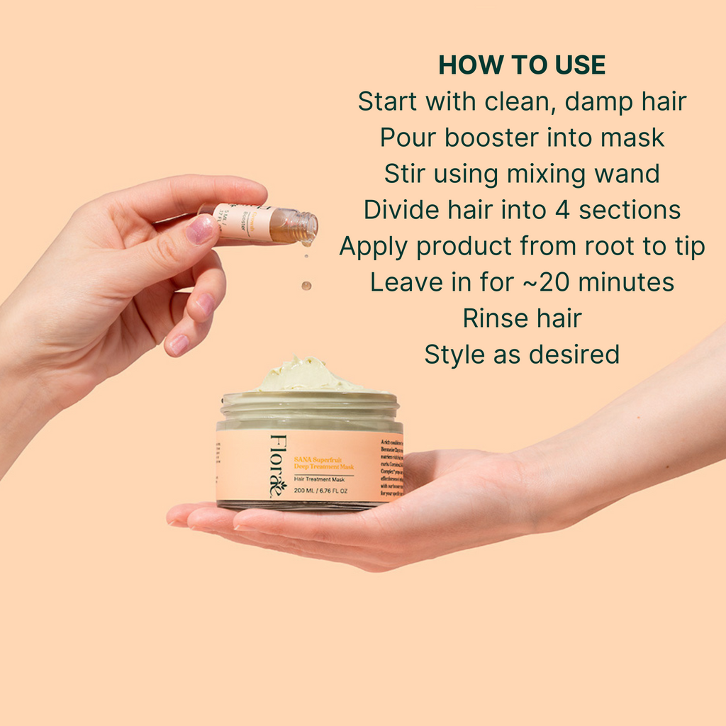 Strength Booster + Superfruit Treatment Mask Floraebeauty