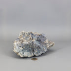 Huge 5.5 lbs Blue Fluorite XL "Sugar Cube" Double Sided Cluster