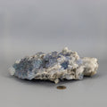 Huge 5.5 lbs Blue Fluorite XL "Sugar Cube" Double Sided Cluster