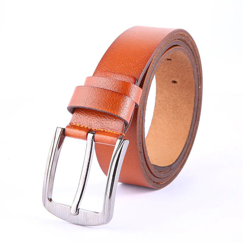 Fashionable Men's Business Casual Leather Belt Pi-Mart