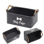 Felt Pet Toy Storage Basket Pi-Mart