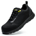 Composite Toe Shoes for Men Non Slip Work Shoes ESD Shoes Steel Toe Sneakers Shoes Puncture Proof Safety Shoes Construction Breathable Lightweight Black Pi-Mart