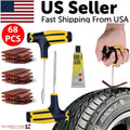 68pc Tire Repair Kit DIY Flat Tire Repair Car Truck Motorcycle Home Plug Patch Pi-Mart