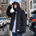 Men's Casual Hooded Jacket - Loose Baseball Coat