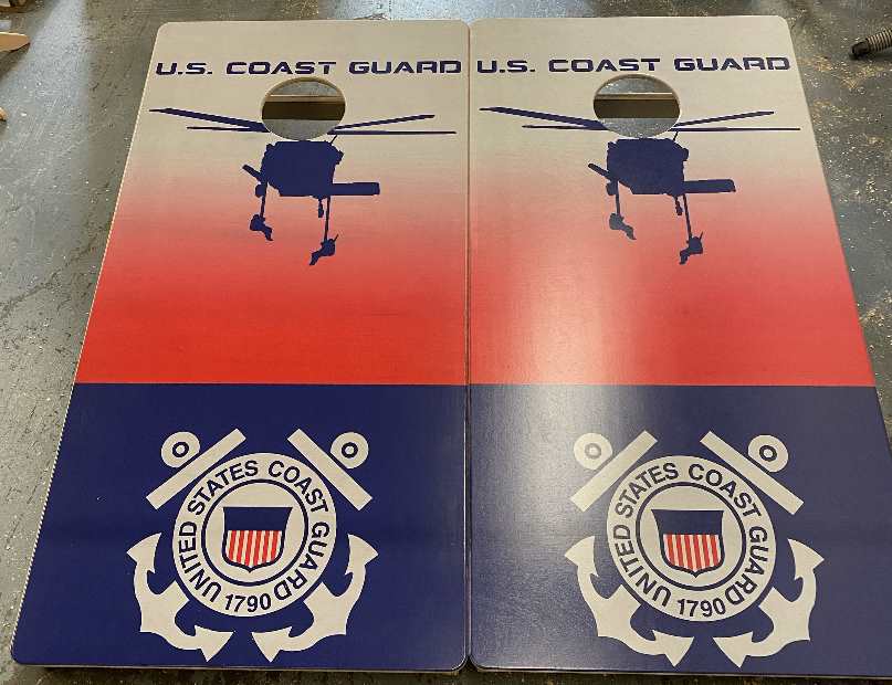 U.S. Coast Guard blastcornhole