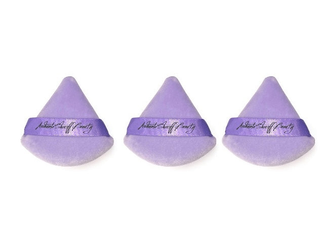 Ashunta Sheriff Beauty Velvet Hypoallergenic Ultra Soft Purple Puffs (3-Pack) - SJB-DIAMOND ELITES