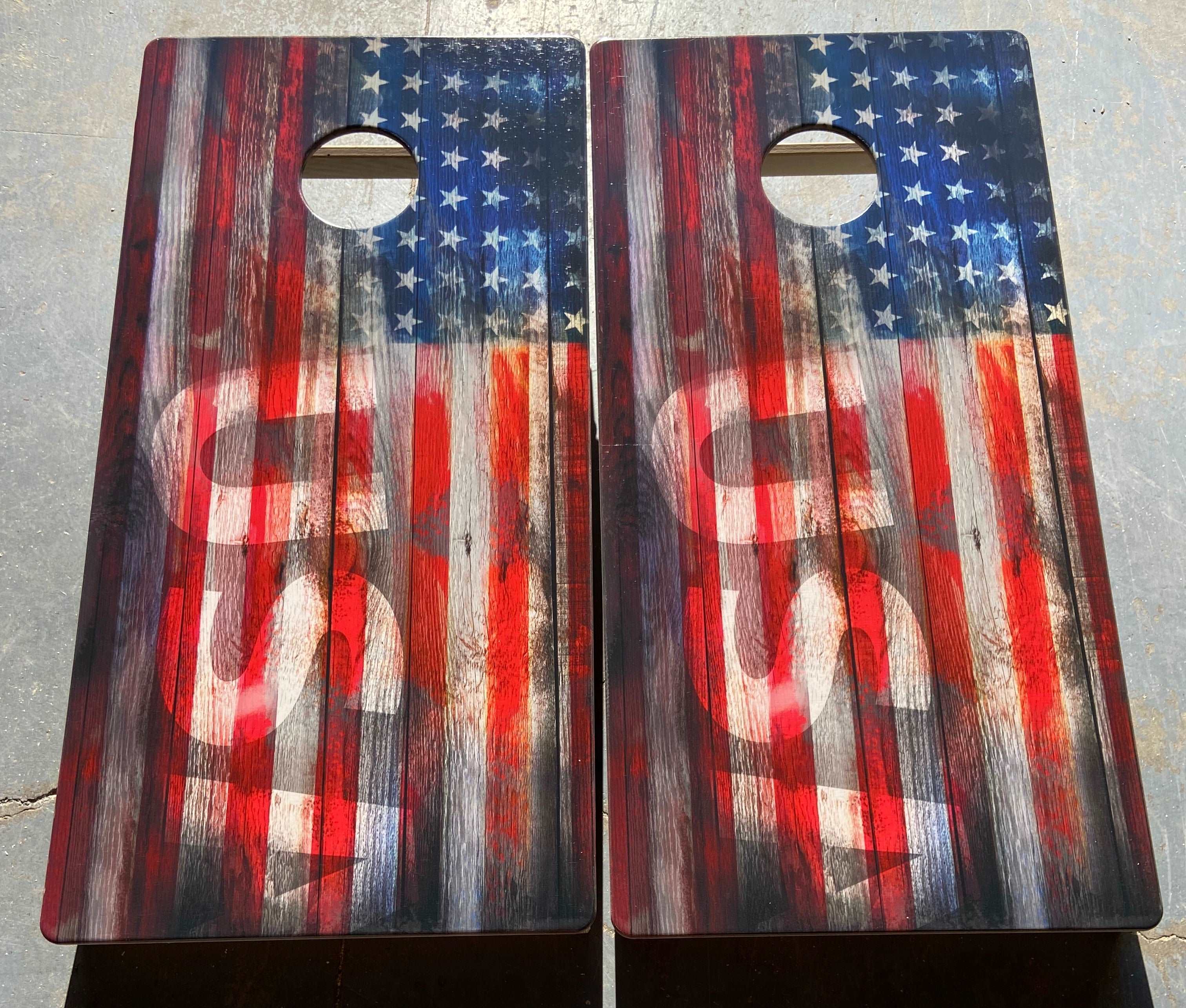 USA flag blastcornhole