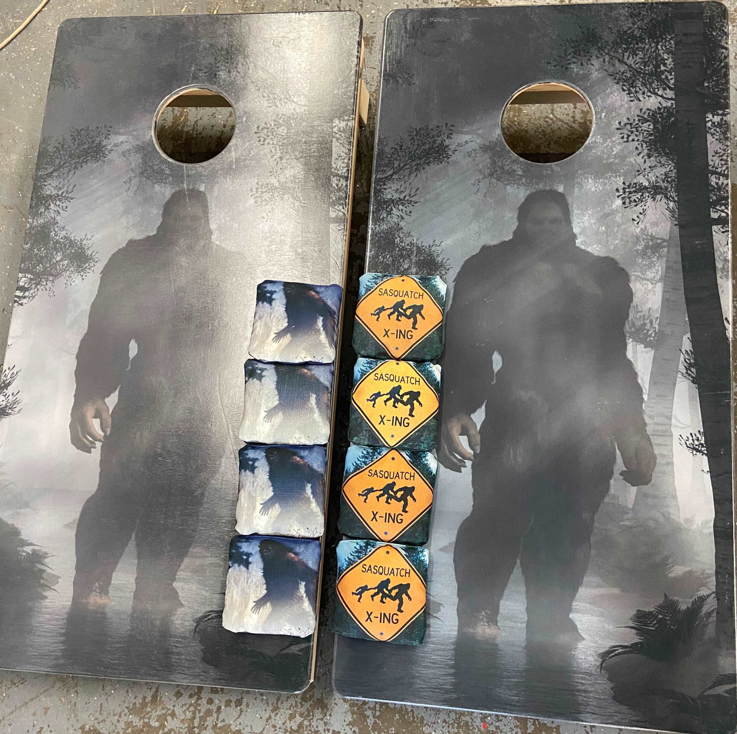 Bigfoot 1.0 cornhole set blastcornhole