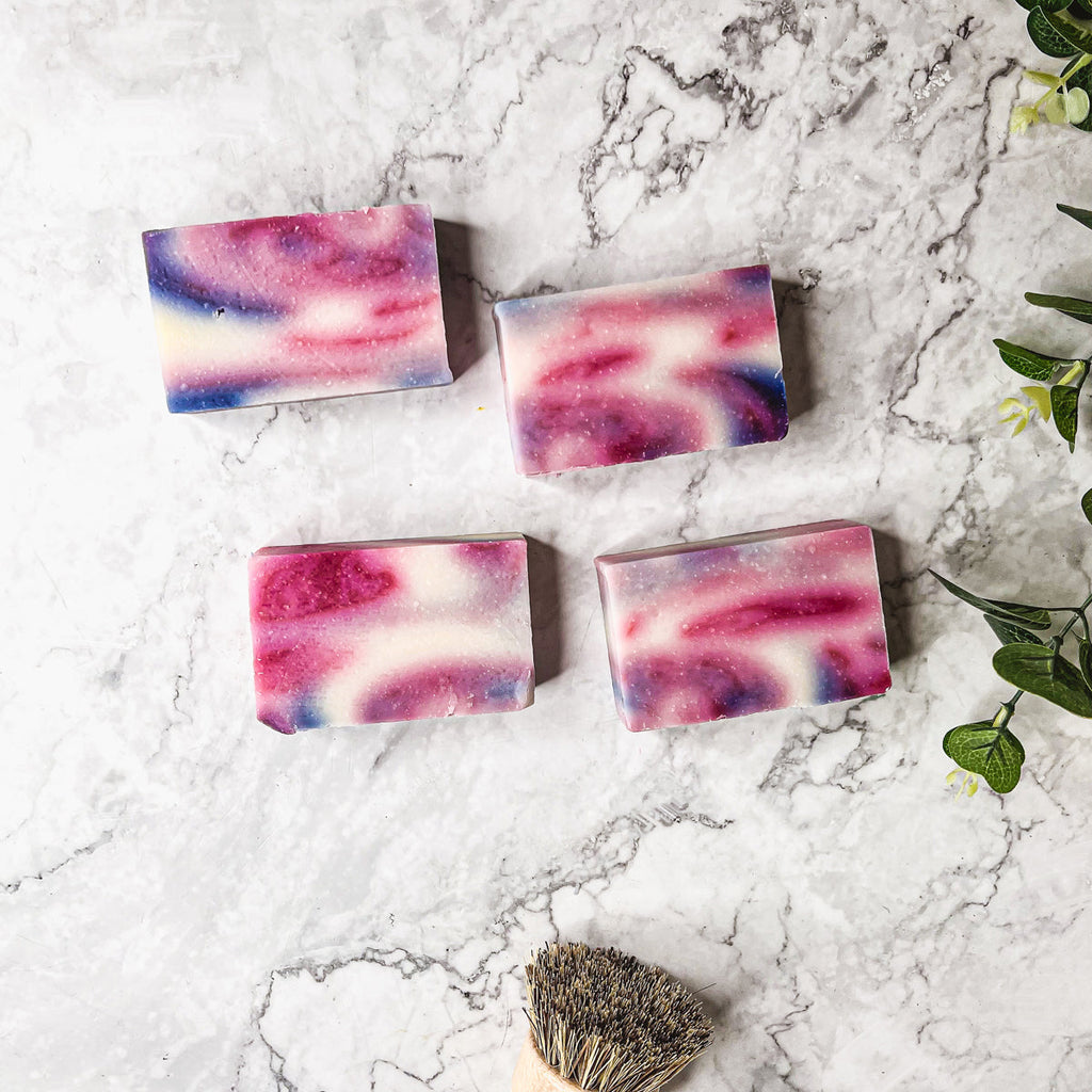 Love Spell Fruity Perfume Soap Bar 4.5oz Handcrafted Organic Natural Fragrance BandsCo Straps