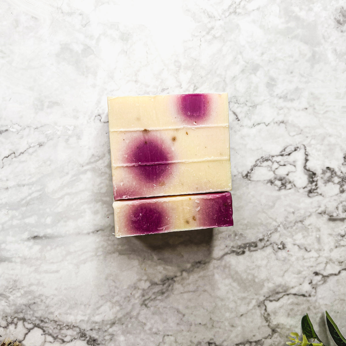 Petal Dance Rose Petal Soap Bar - Sweet Floral Musk Scent, Handmade Bath Soap BandsCo Straps