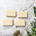 Spearmint Basil Body Scrub Sea Salt Oatmeal Exfoliant Refreshing Peppermint Leaves 8 Oz BandsCo Straps