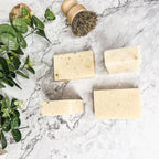 Spearmint Basil Body Scrub Sea Salt Oatmeal Exfoliant Refreshing Peppermint Leaves 8 Oz BandsCo Straps