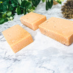 Peach Tea Exfoliating Body Scrub Soap - Sea Salt Oatmeal Sweet Citrus Scent BandsCo Straps