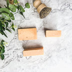 Peach Tea Exfoliating Body Scrub Soap - Sea Salt Oatmeal Sweet Citrus Scent BandsCo Straps