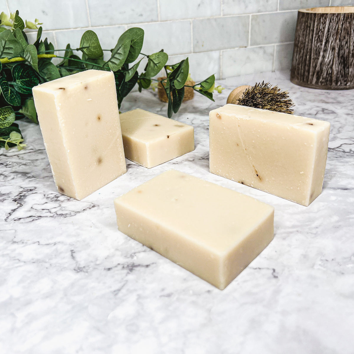 Lavender Ylang Ylang Exfoliating Soap Bar With Lavender Buds, Ylang Ylang and Natural Oils 6oz BandsCo Straps