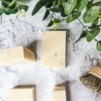Lavender Ylang Ylang Exfoliating Soap Bar With Lavender Buds, Ylang Ylang and Natural Oils 6oz BandsCo Straps